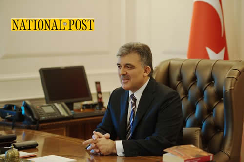 11. Cumhurbaşkanı Gül, National Post için Yazdı